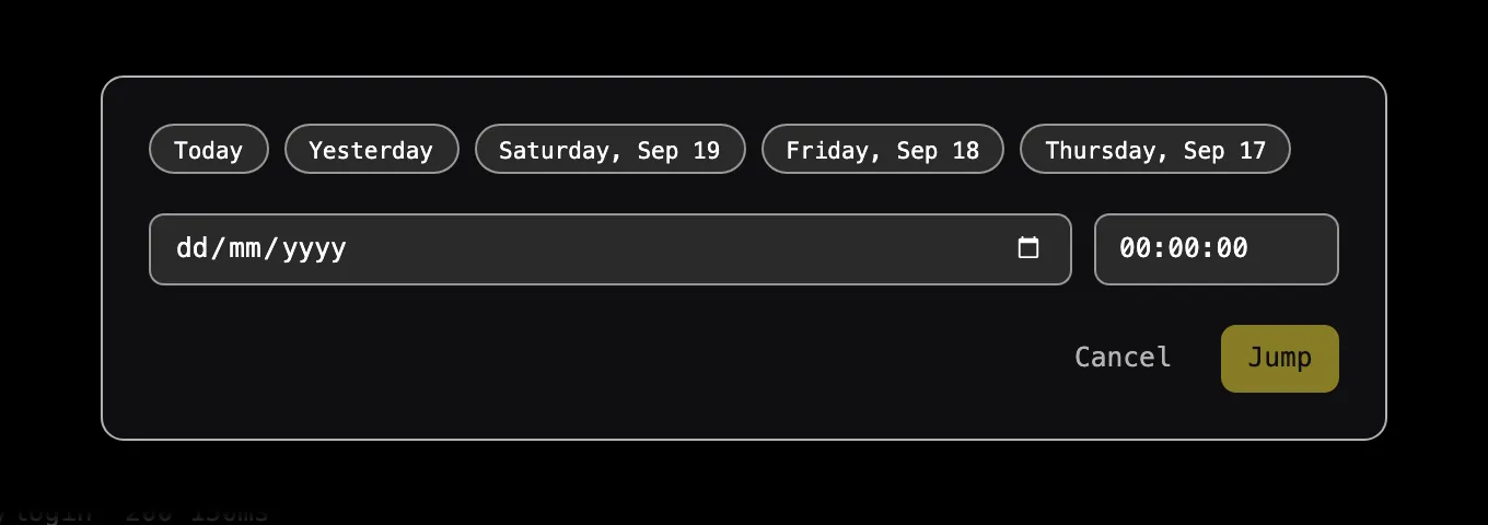 navigate dialog